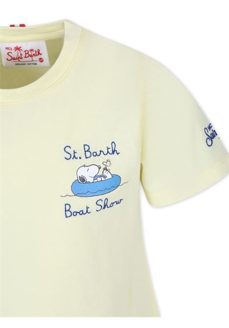 T-shirt con stampa SAINT BARTH | TSH0001 TSHIRT BOY02685F SNOOP SB BOAT 92 EMB